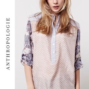 anthropologie long sleeve blouse